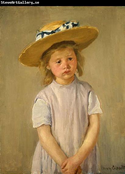 Mary Cassatt Child in a Straw Hat